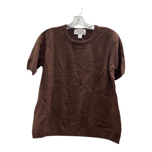 Sweater Cashmere By Saks Fifth Avenue In Brown, Size:L