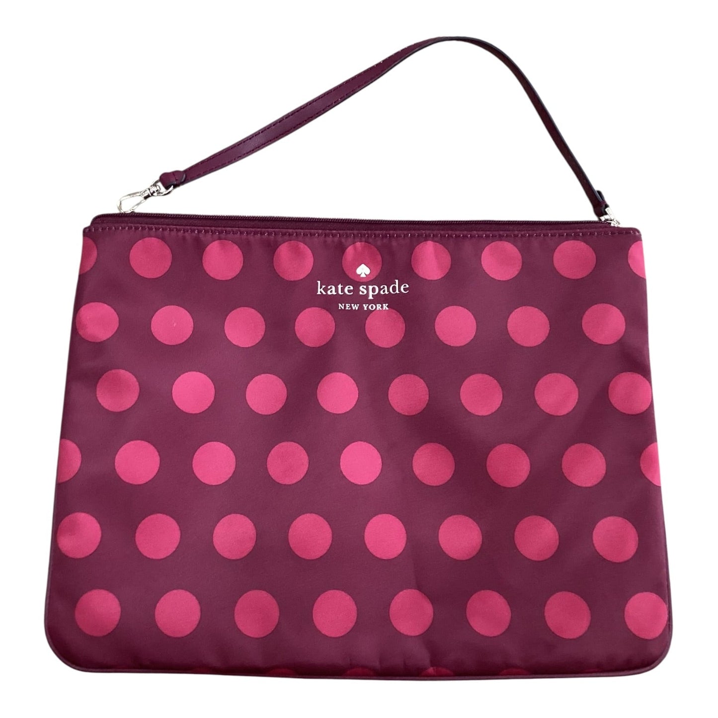 Tote Designer By Kate Spade In Polkadot Pattern, Size:Medium