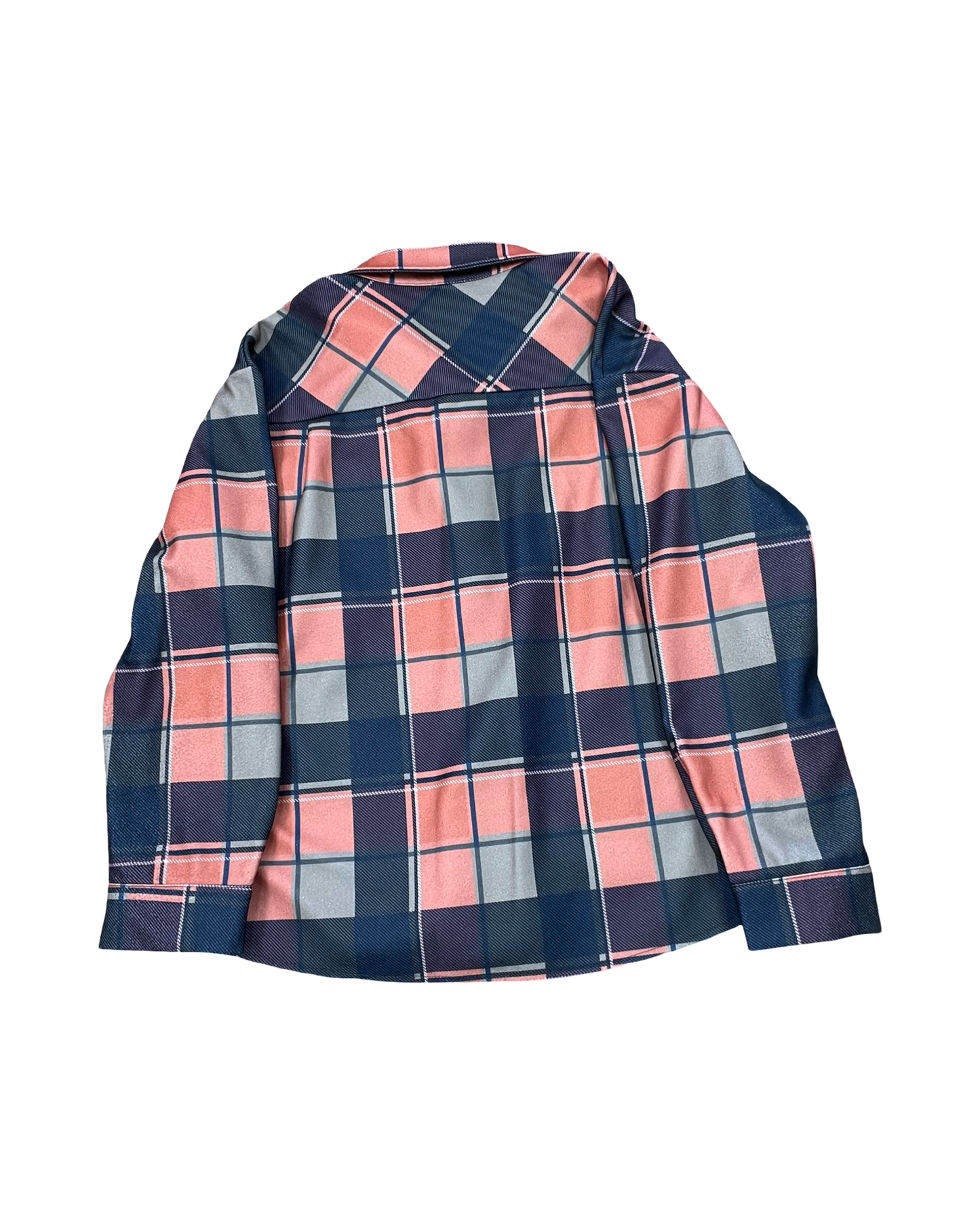 Jacket Shirt By Clothes Mentor In Blue & Orange, Size:Xl