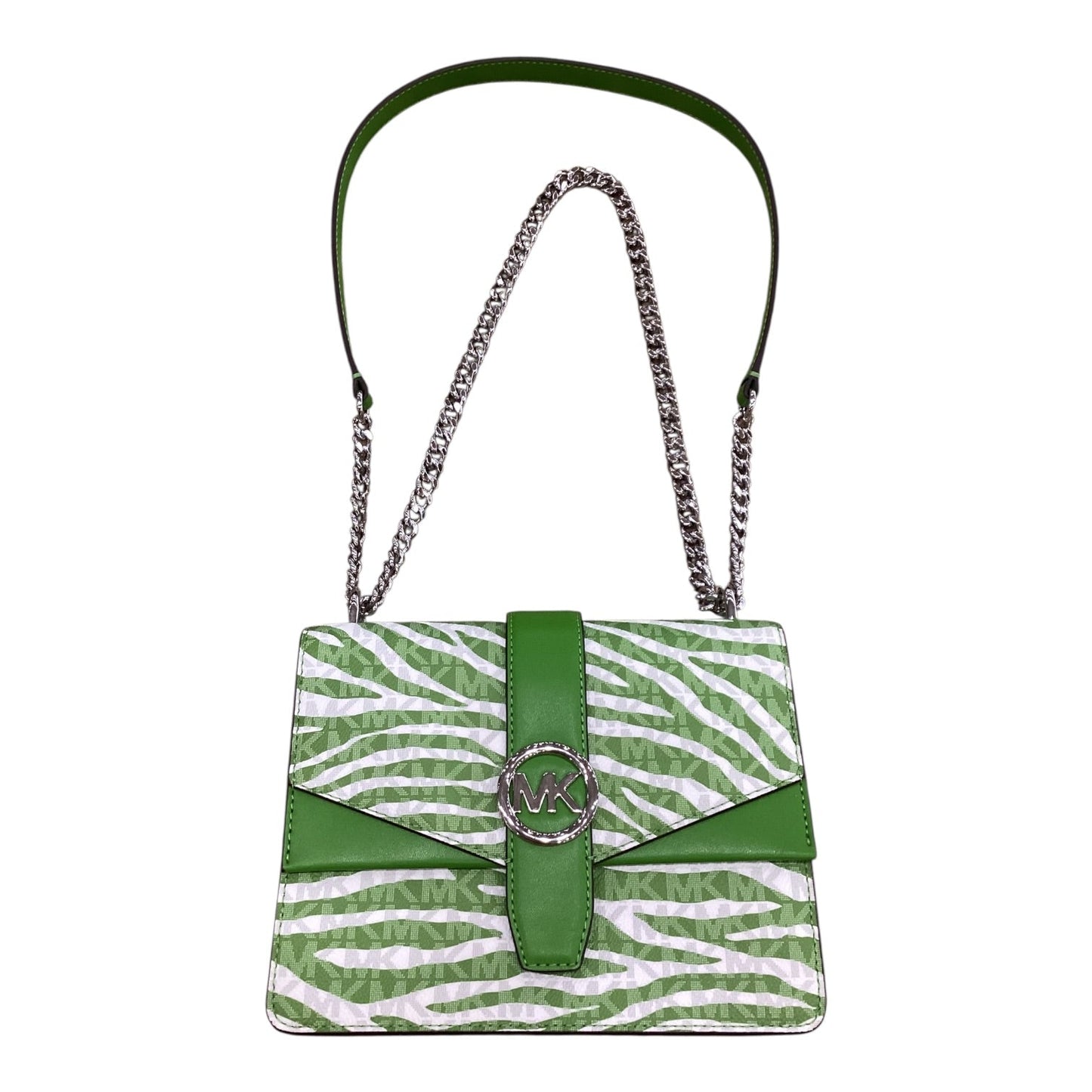 Crossbody Designer By Michael Kors In Zebra Print, Size:Medium