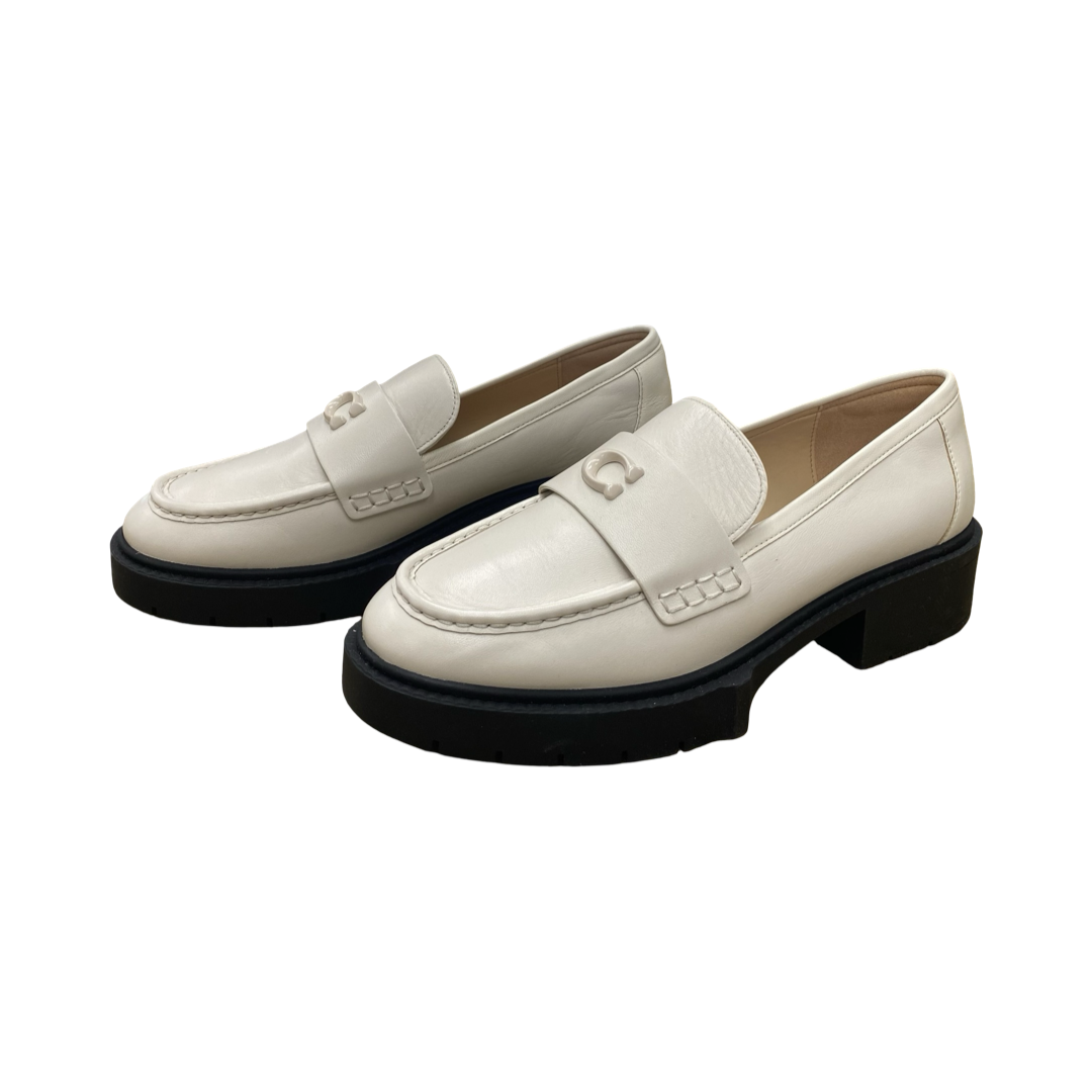 Shoes Designer By Coach In Cream, Size:10