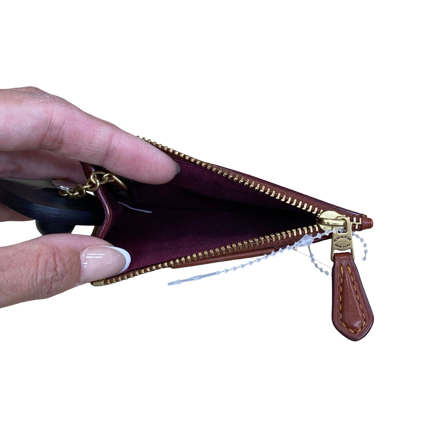 Id/Card Holder Designer By Coach In Brown
