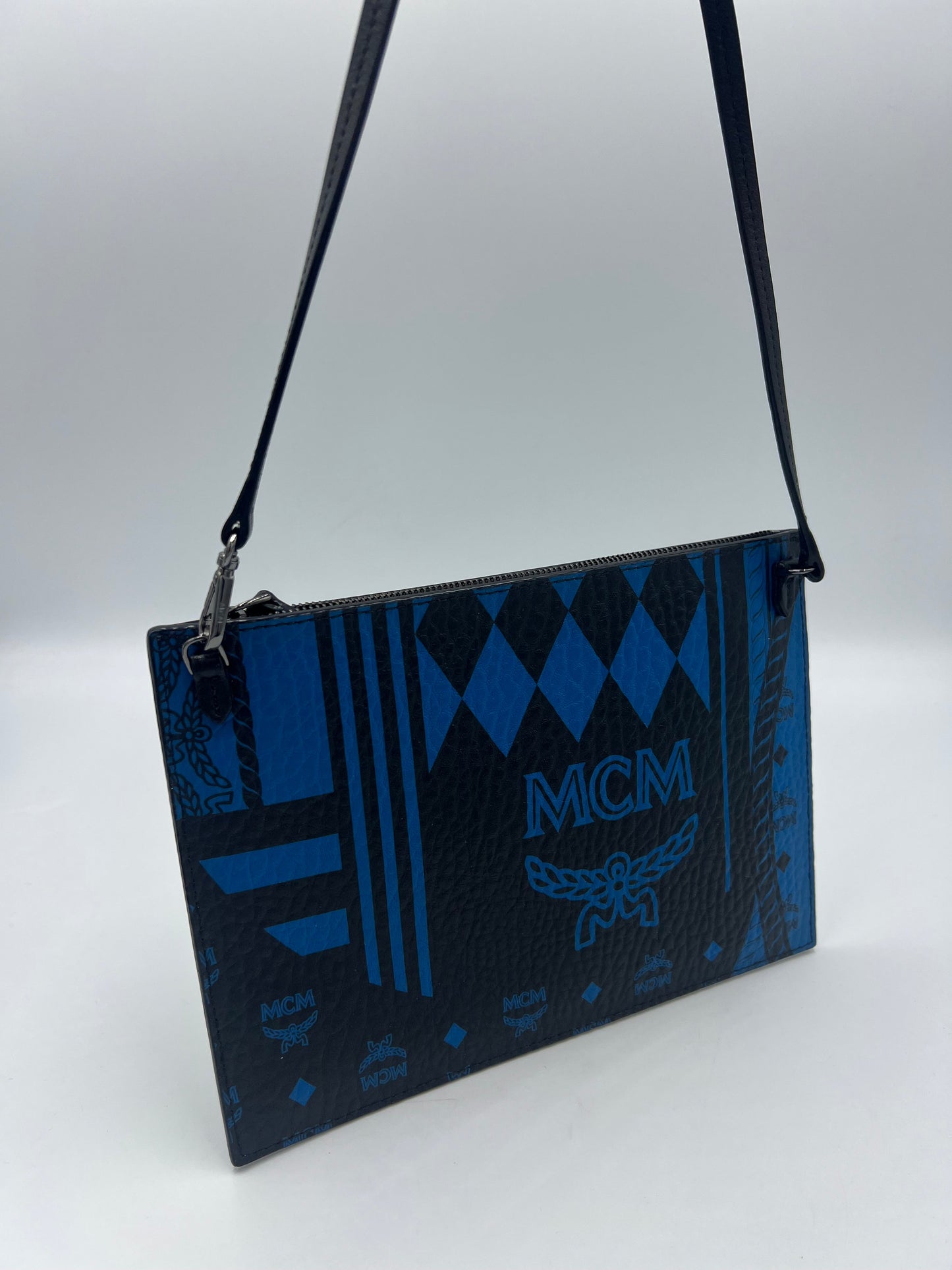 MCM Visetos Baroque Prin Kira North South Tote