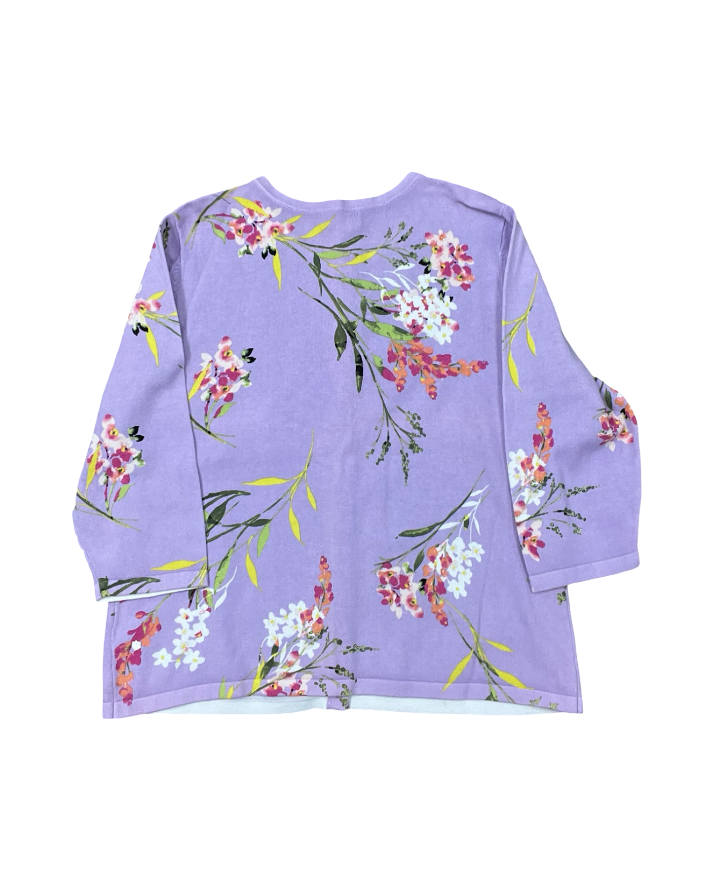 Cardigan By Christopher And Banks In Purple, Size:L
