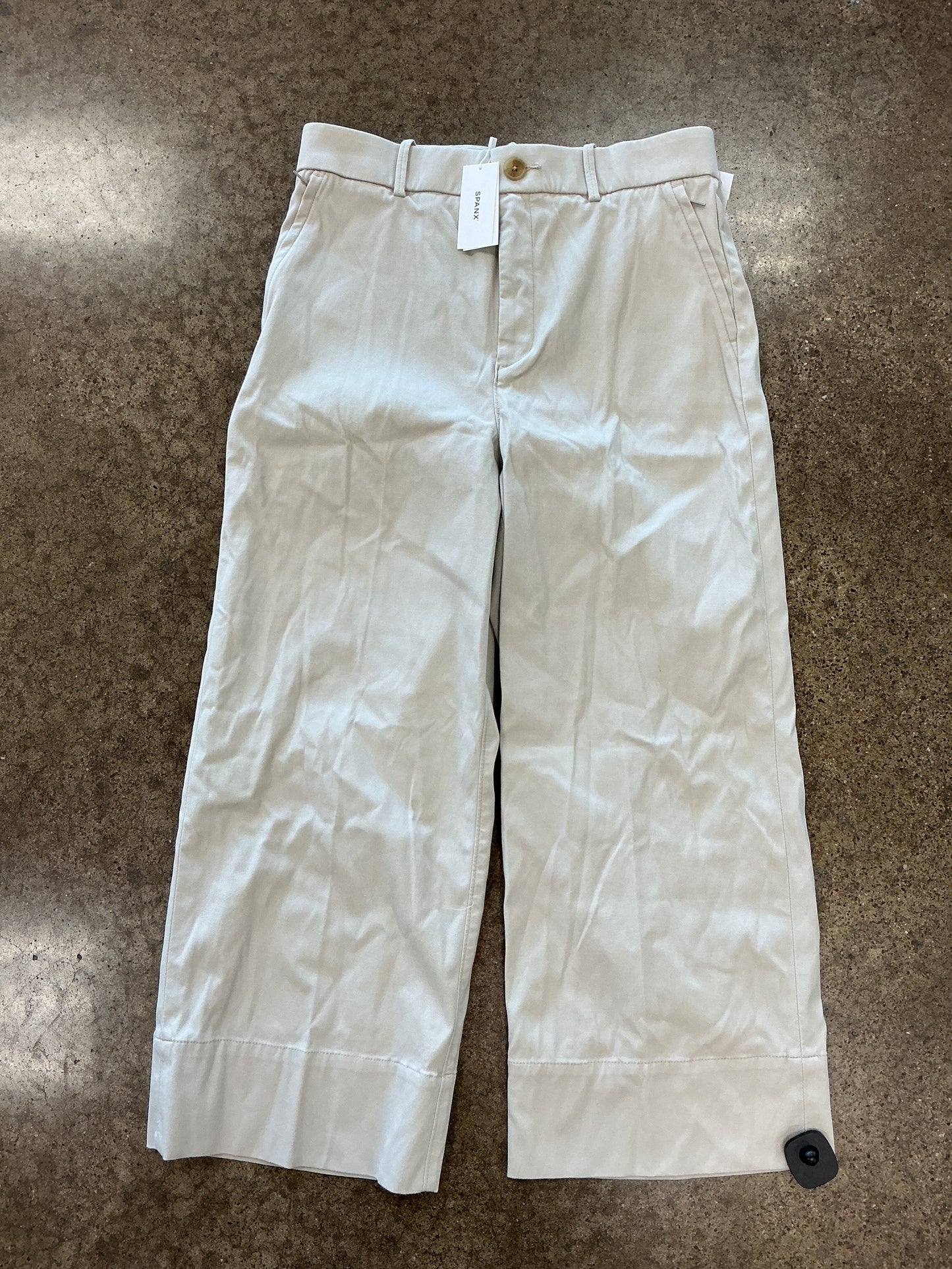 Pants Wide Leg By Spanx In Beige, Size:L