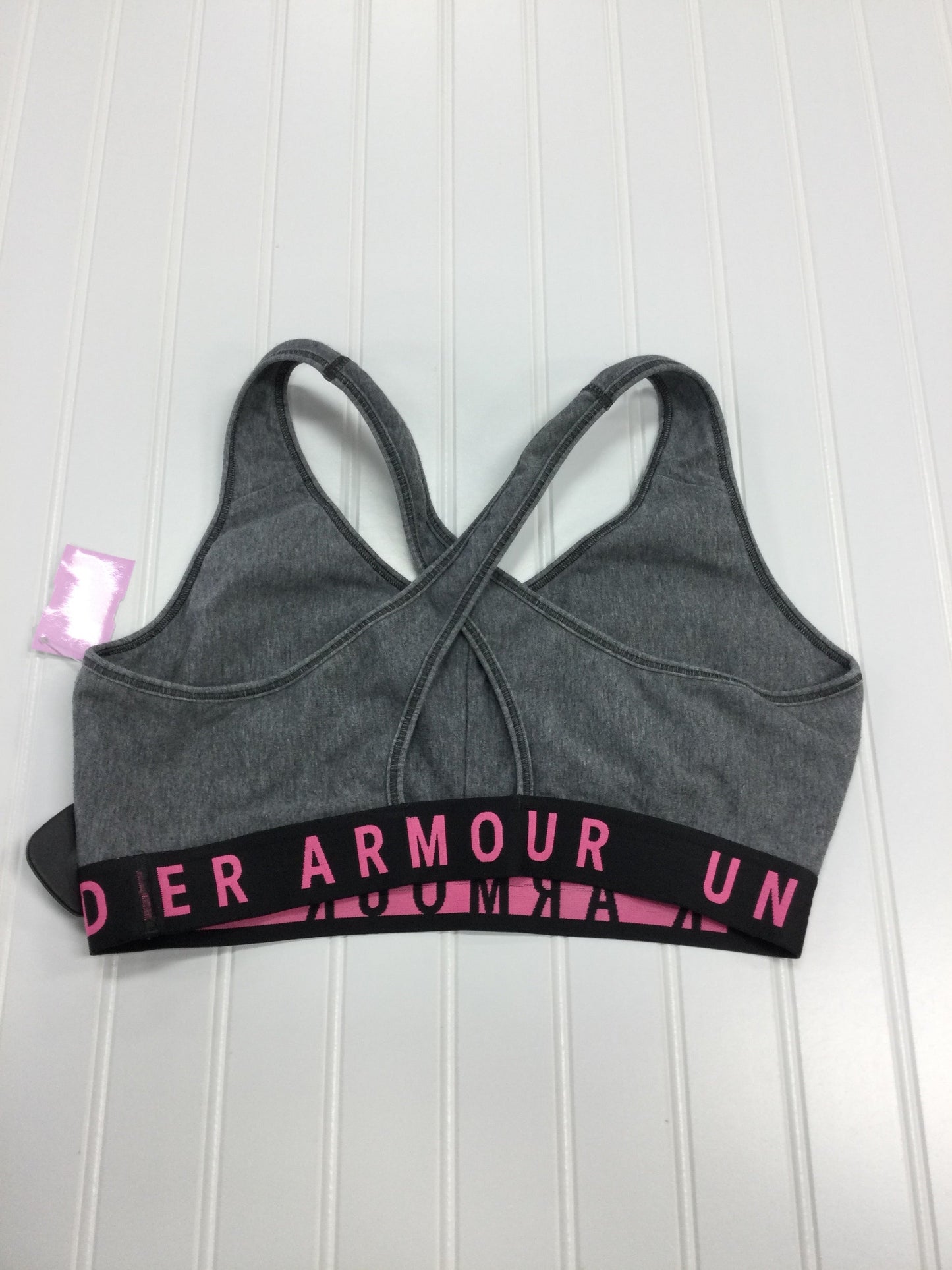 Athletic Bra By Under Armour In Grey, Size:L