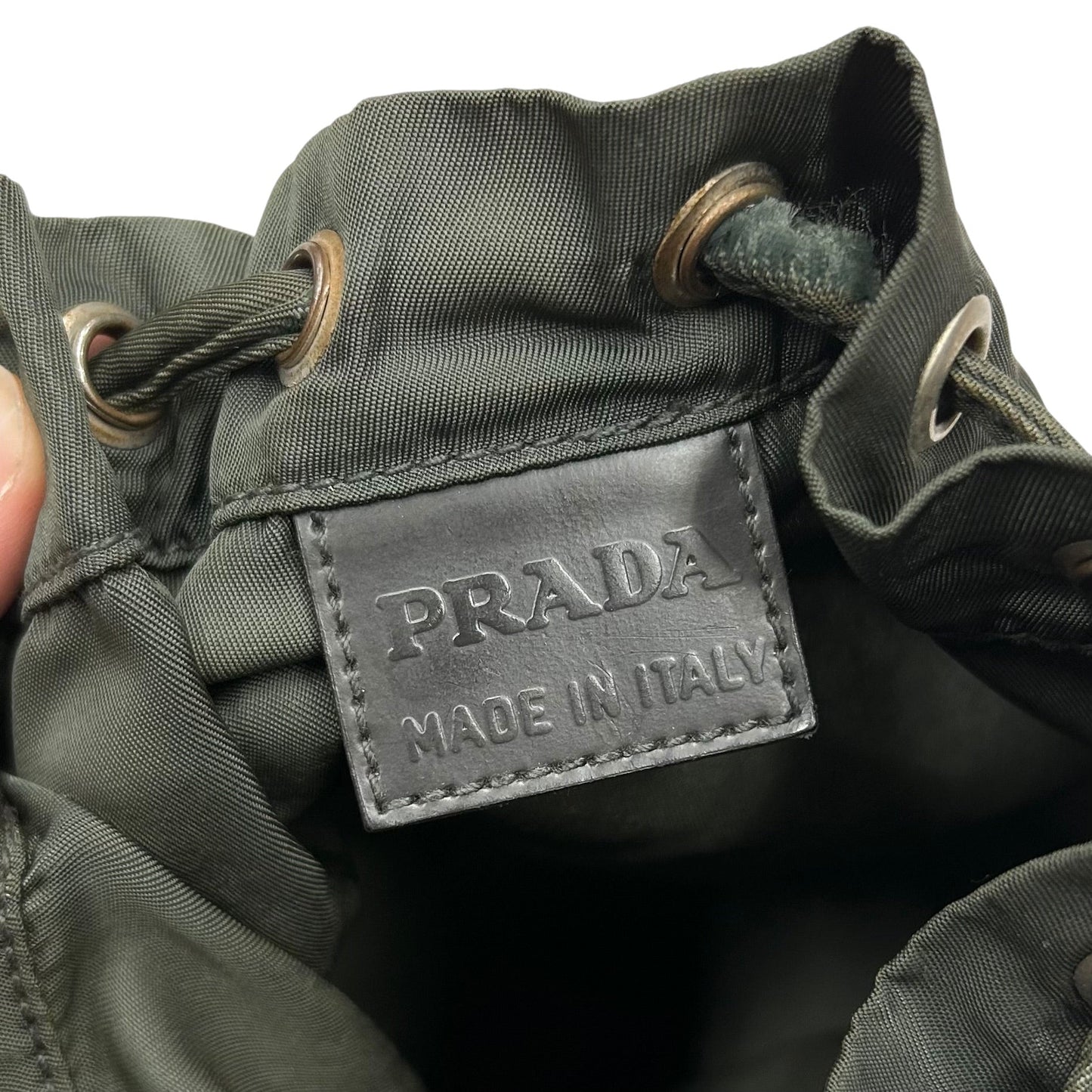 Makeup Bag Luxury Designer By Prada, Size: Medium
