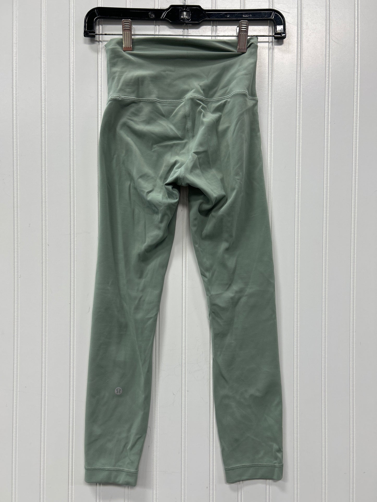 Athletic Leggings By Lululemon In Green, Size:2
