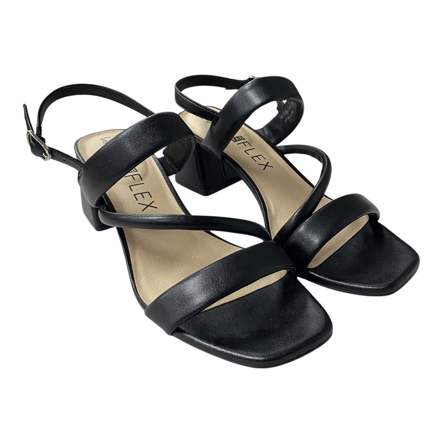 Sandals Heels Block By Life Stride In Black, Size:10