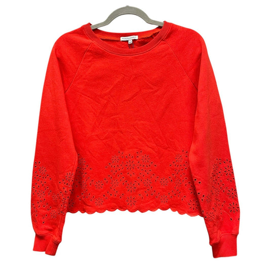 Sweatshirt Designer By Rebecca Minkoff In Red, Size: S