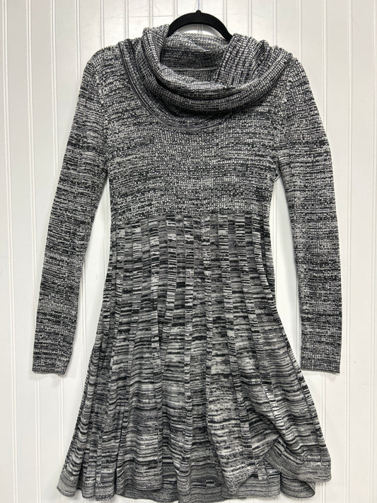 Dress Casual Midi By Calvin Klein In Black, Size:M
