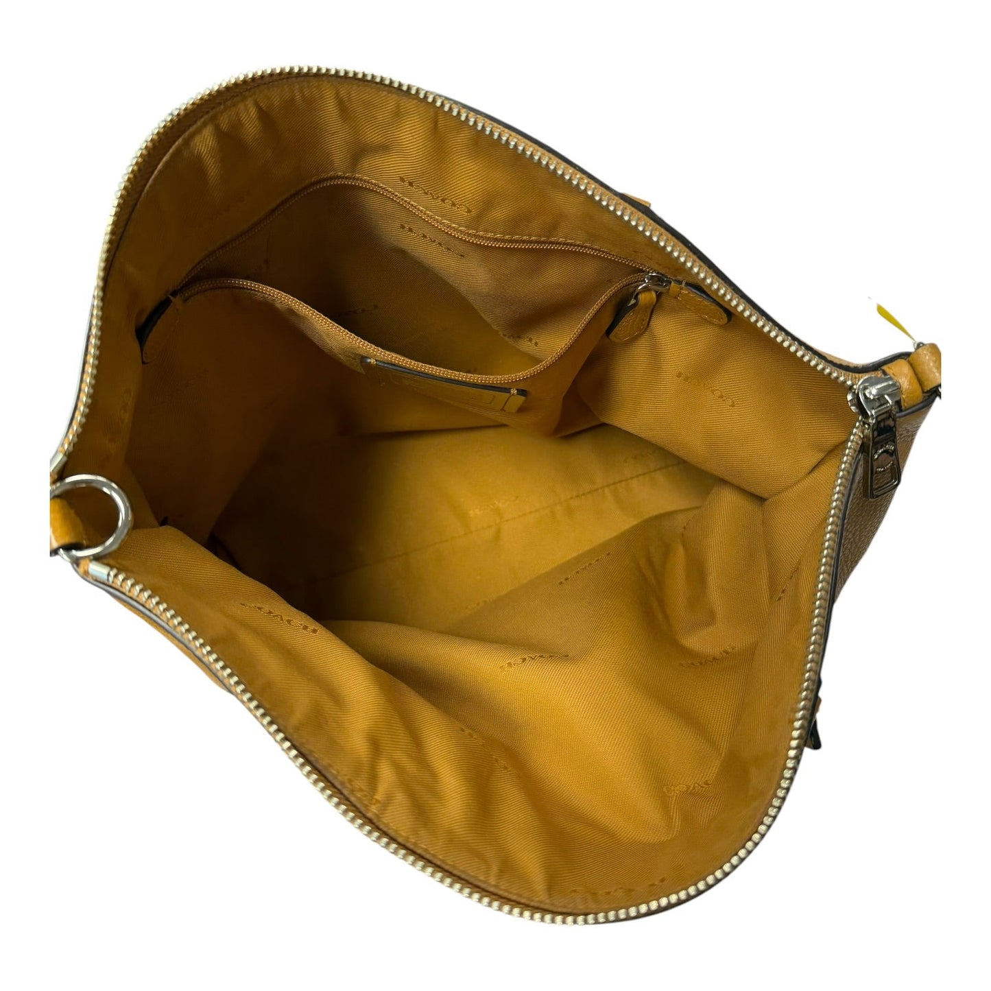Handbag Designer By Coach In Tan, Size:Medium