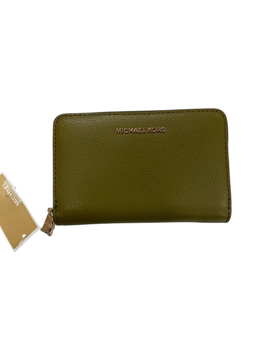 Wallet Designer By Michael Kors In Green, Size:Small