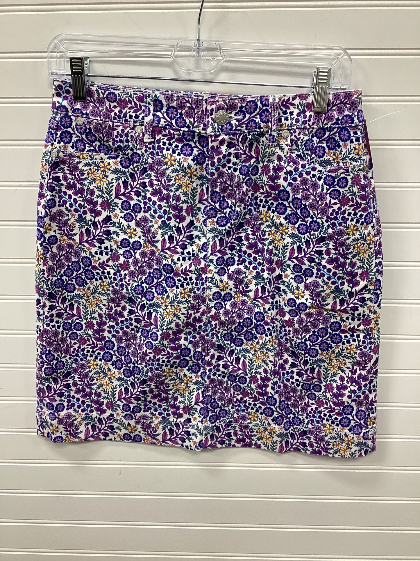 Skirt Midi By Talbots In Purple, Size:2