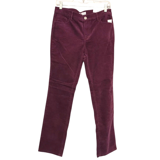 Pants Corduroy By Loft In Purple, Size:8P