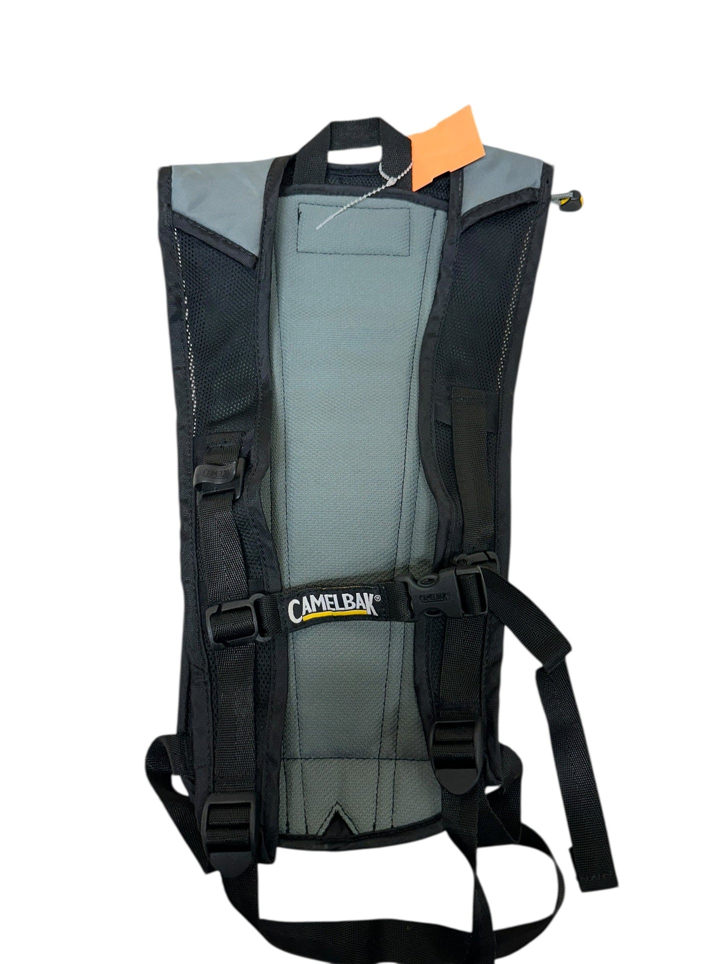 Backpack By Clothes Mentor In Grey & Orange, Size:Small