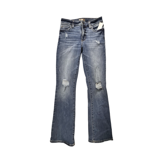 Jeans Boot Cut By Kut In Blue Denim, Size:2