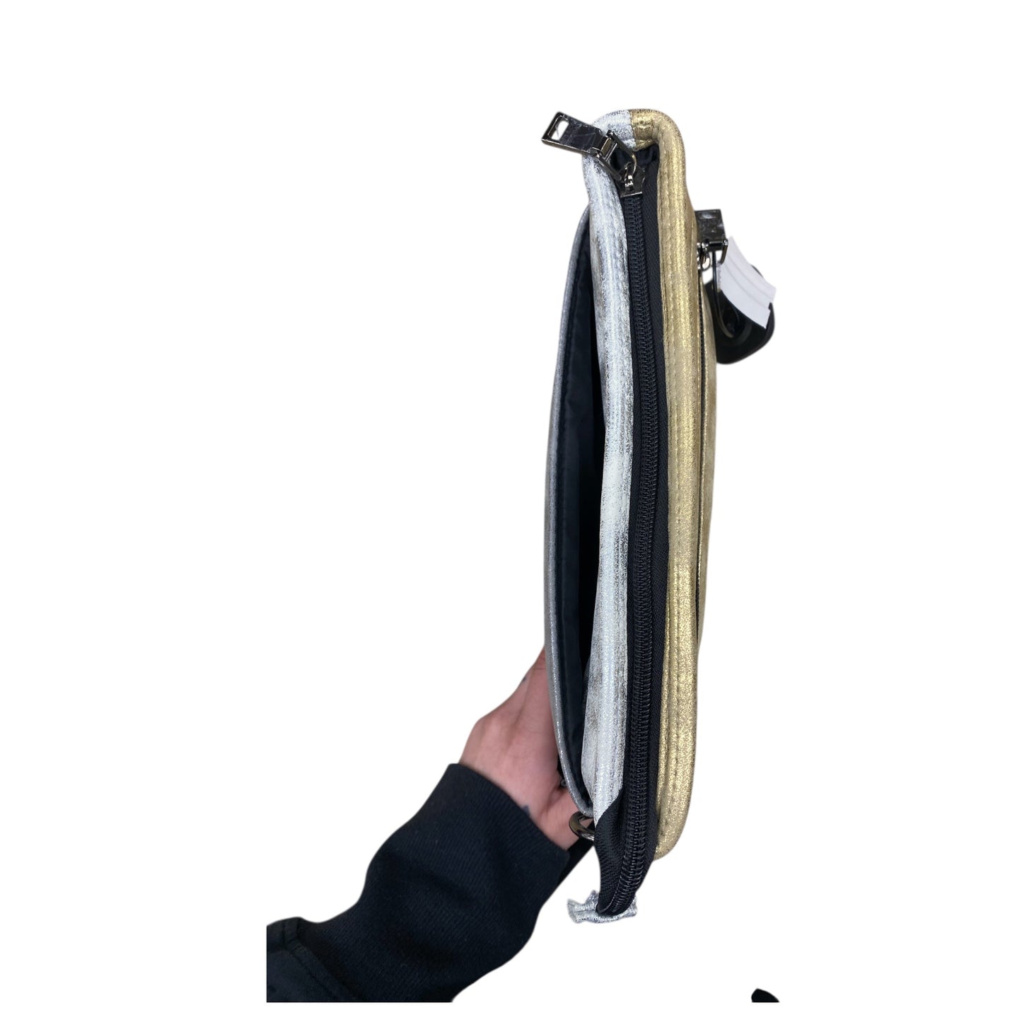 Handbag By Think Royln In Silver, Size:Medium