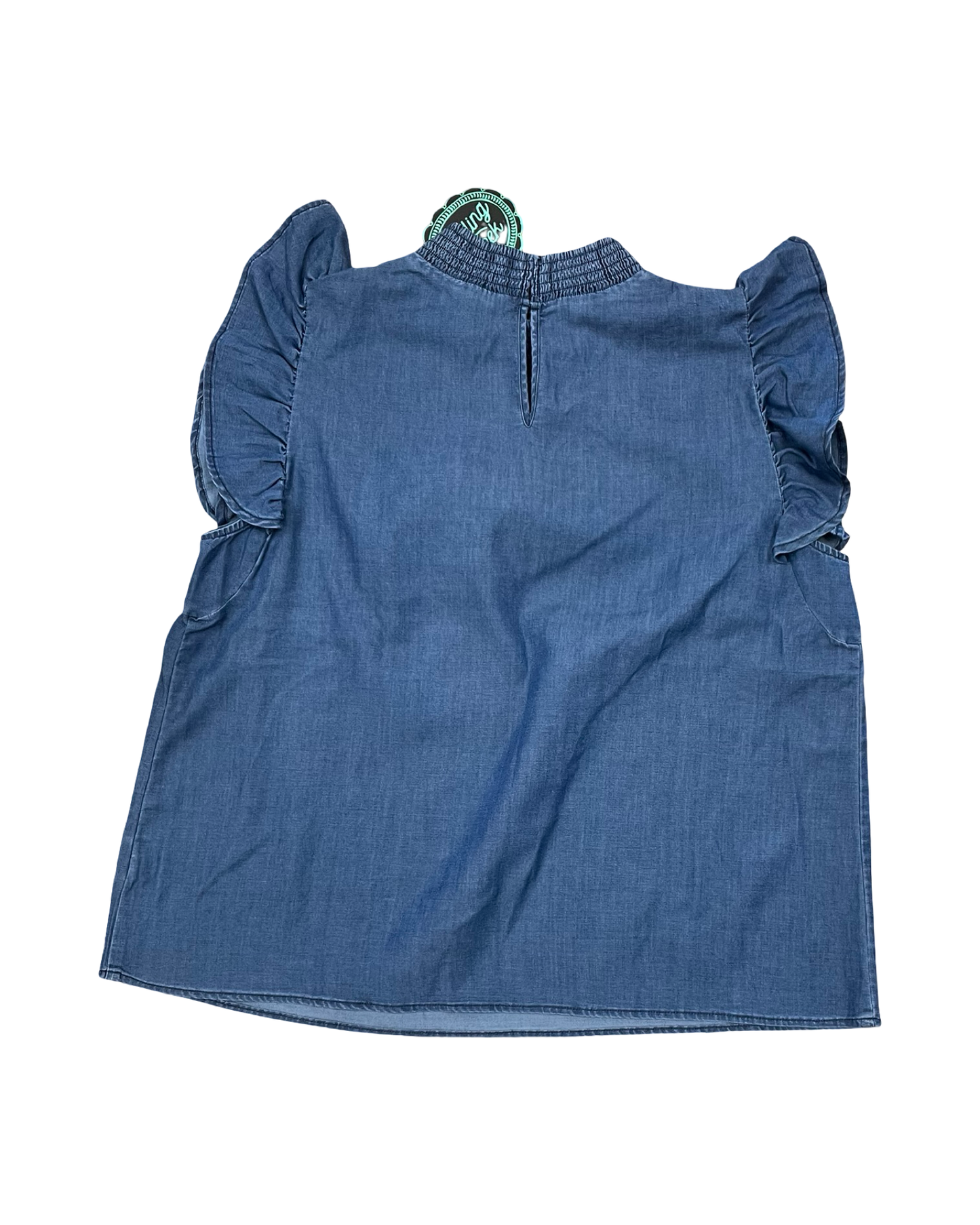 Top Ss By Clothes Mentor In Blue, Size:L