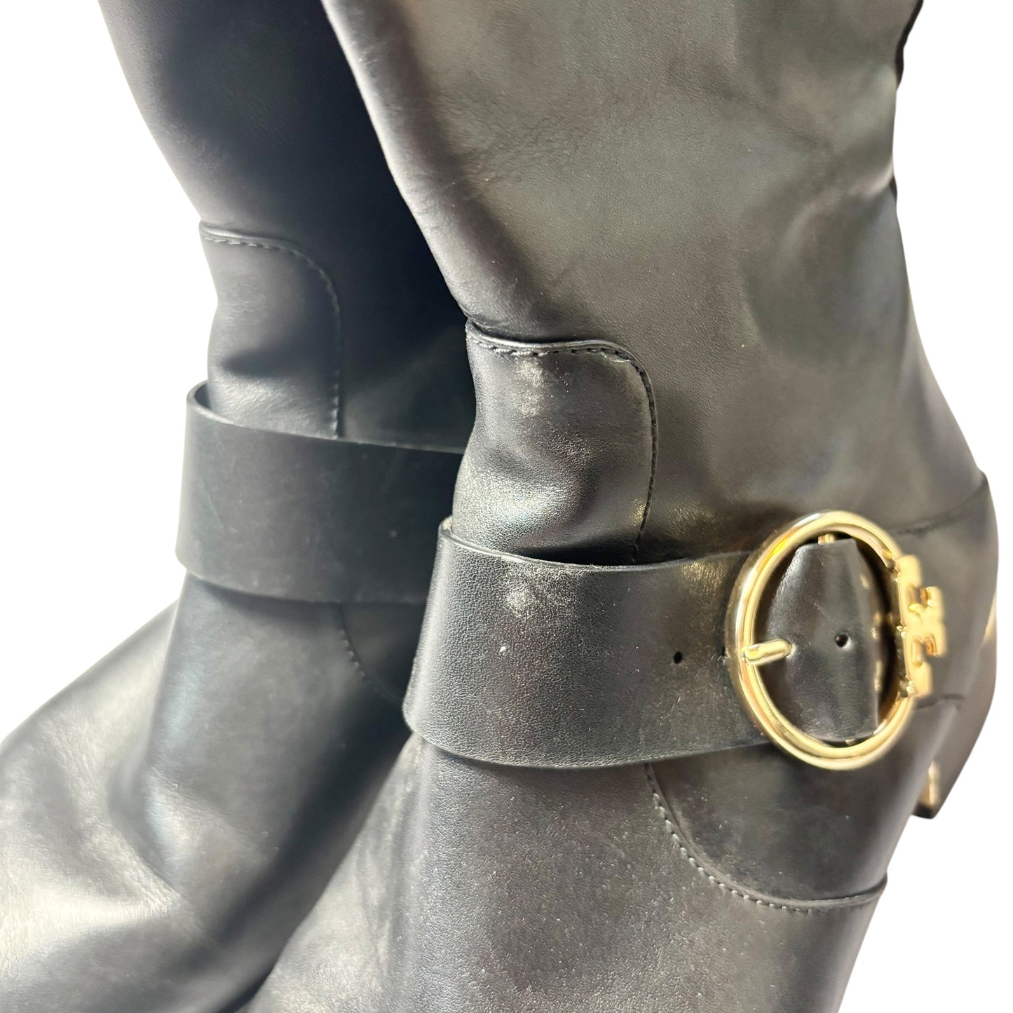 Boots Designer By Tory Burch In Black, Size: 10