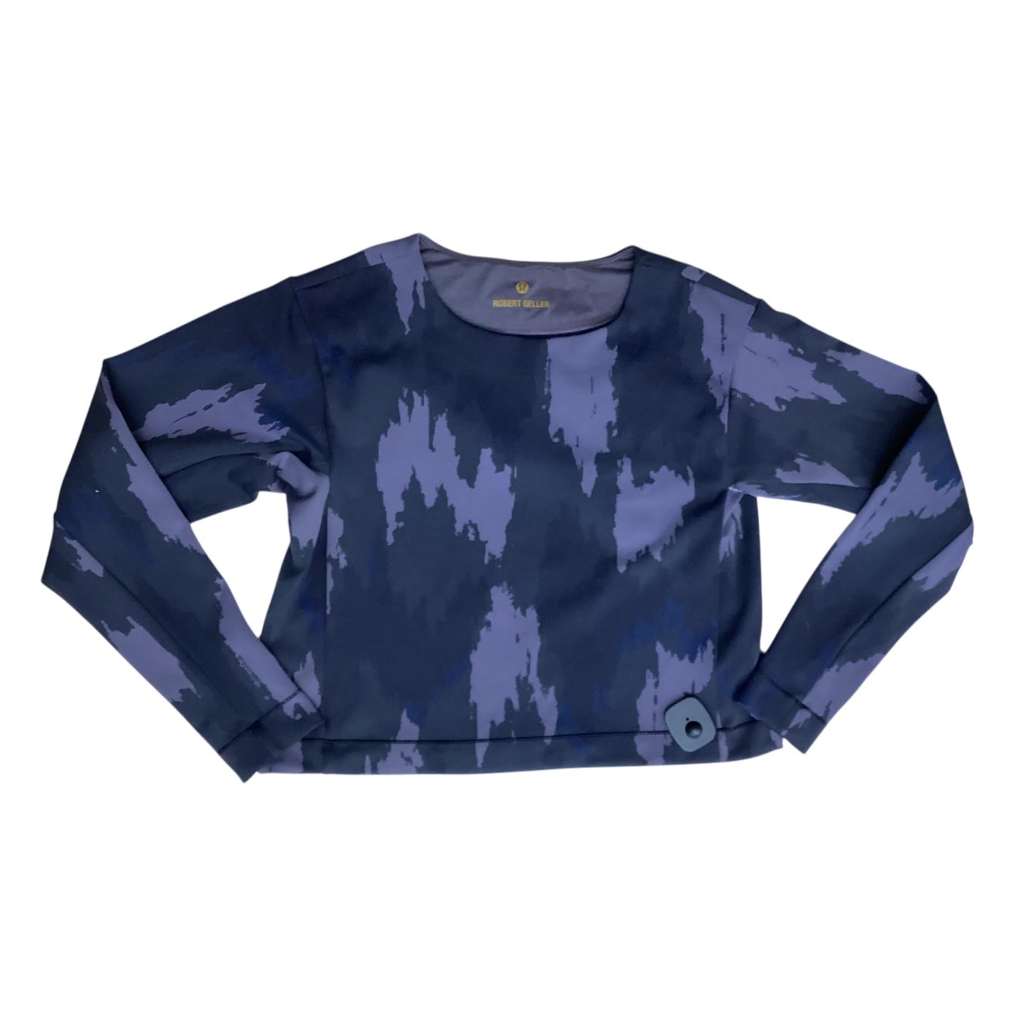 Athletic Top Ls Crewneck By Lululemon In Animal Print, Size:M