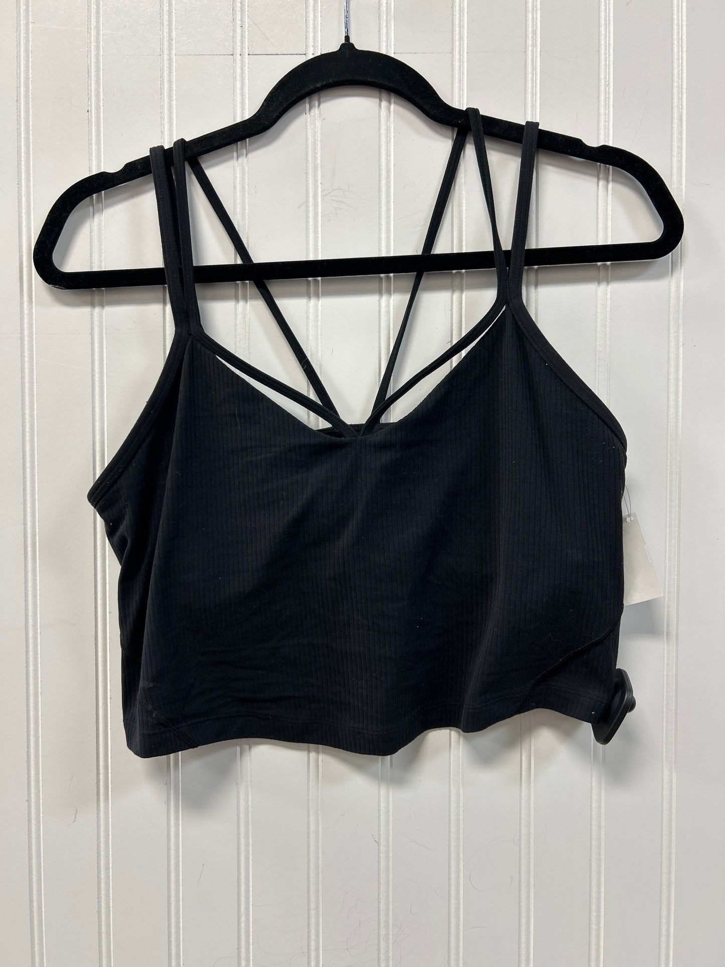 Athletic Tank Top By Lululemon In Black, Size:10