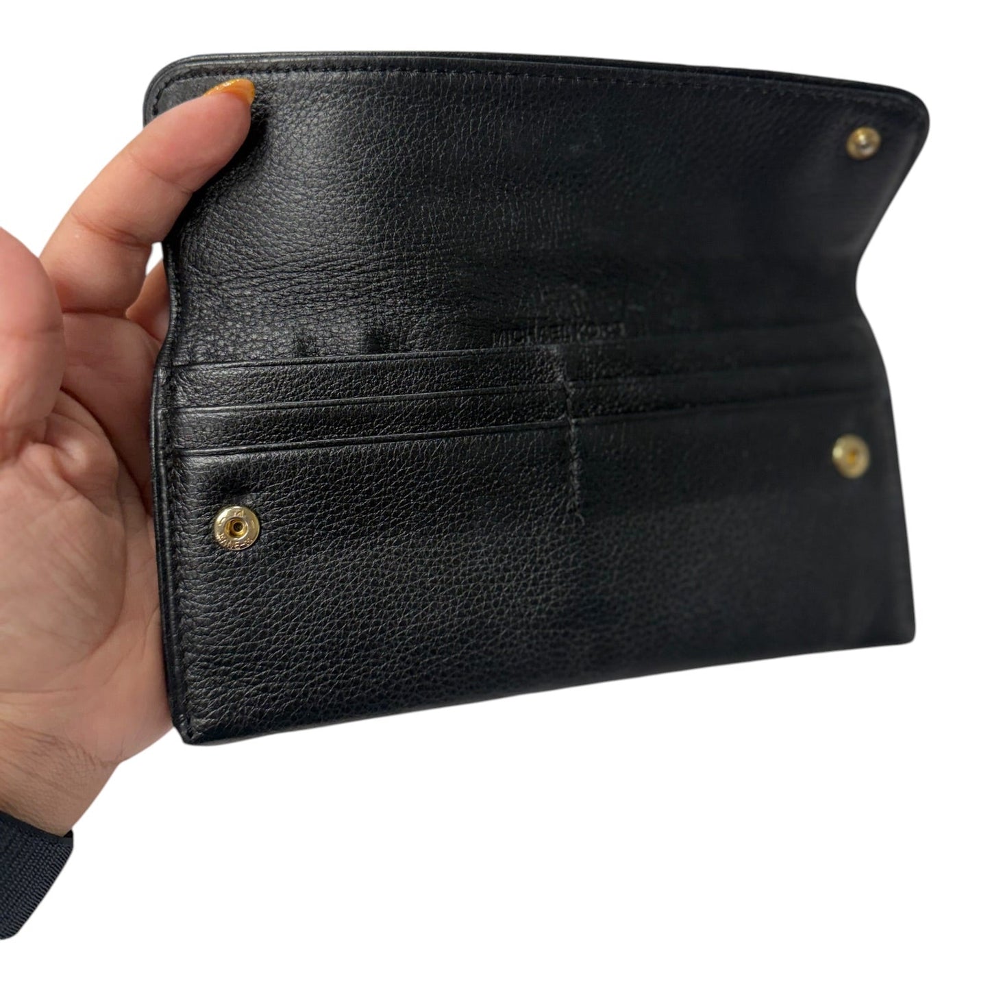 Wallet Designer By Michael Kors In Black, Size:Medium
