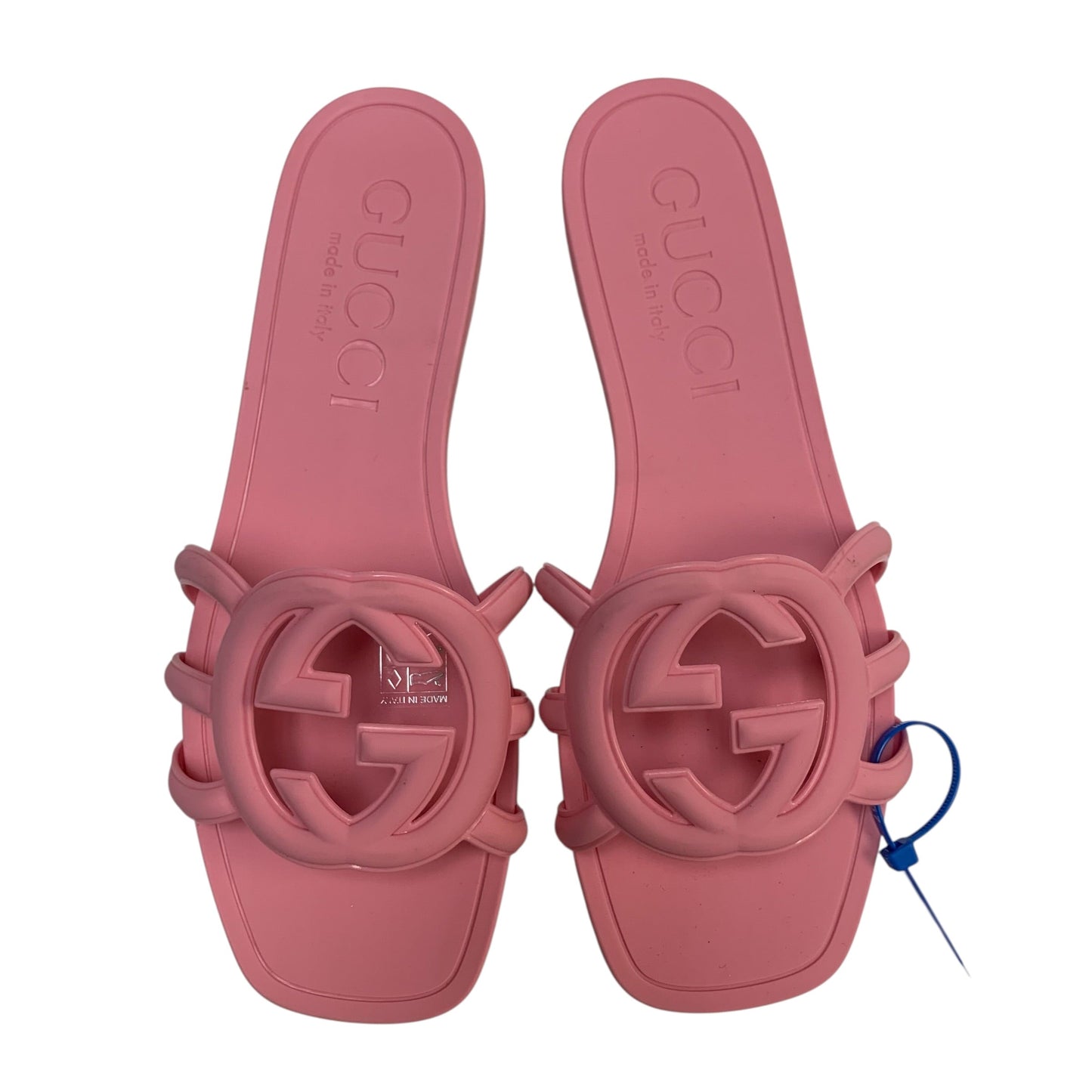 Sandals Luxury Designer By Gucci In Pink, Size: 6