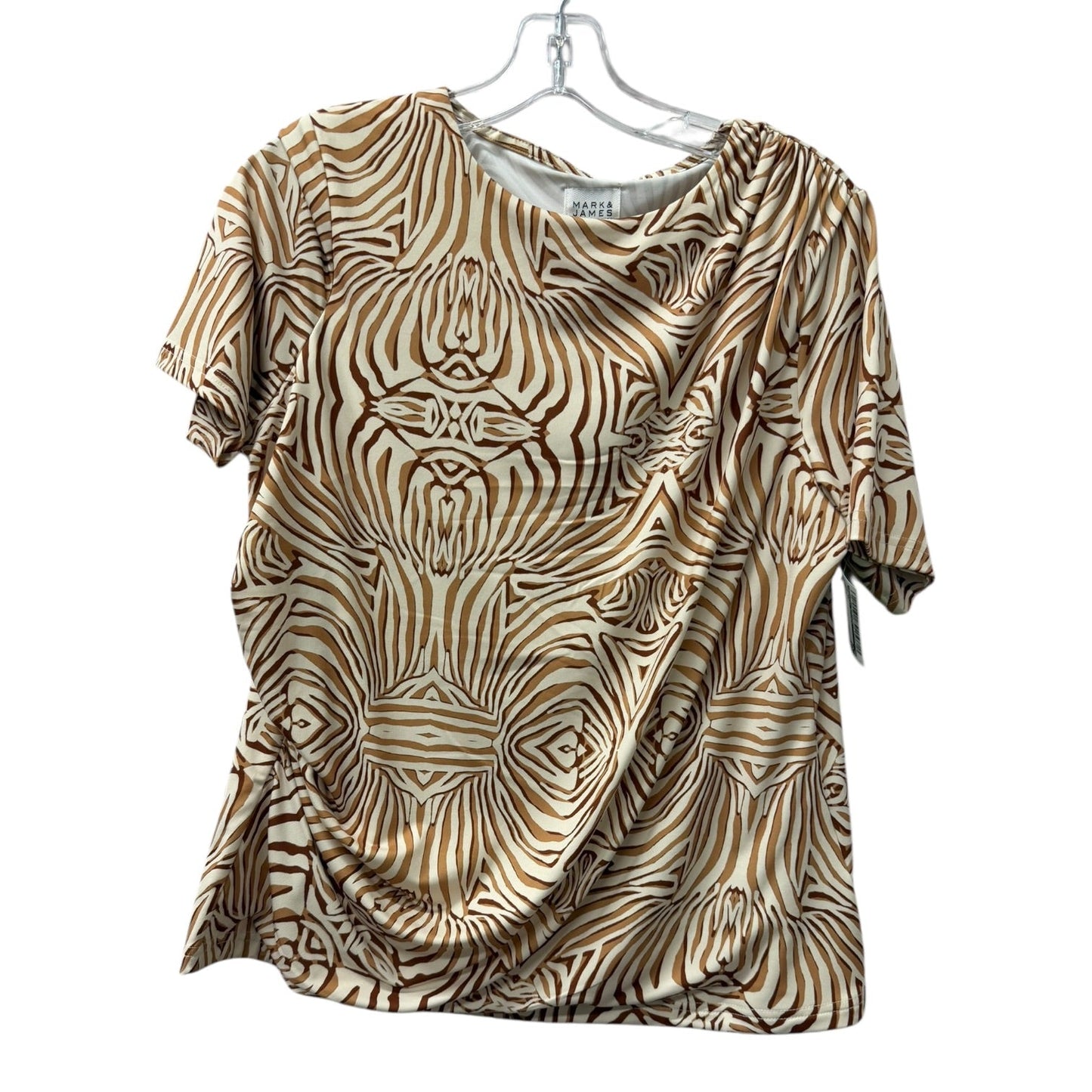 Top Ss By Badgley Mischka In Brown, Size:L