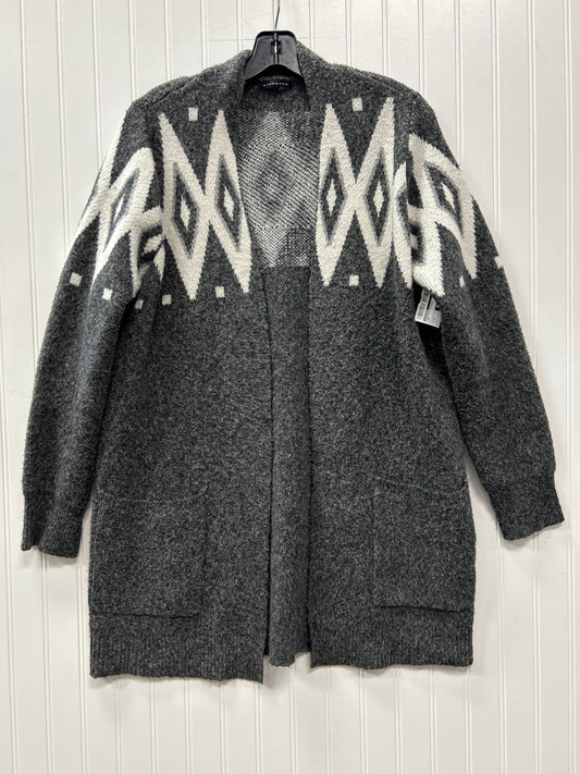 Sweater Cardigan By Staccato In Grey, Size:M