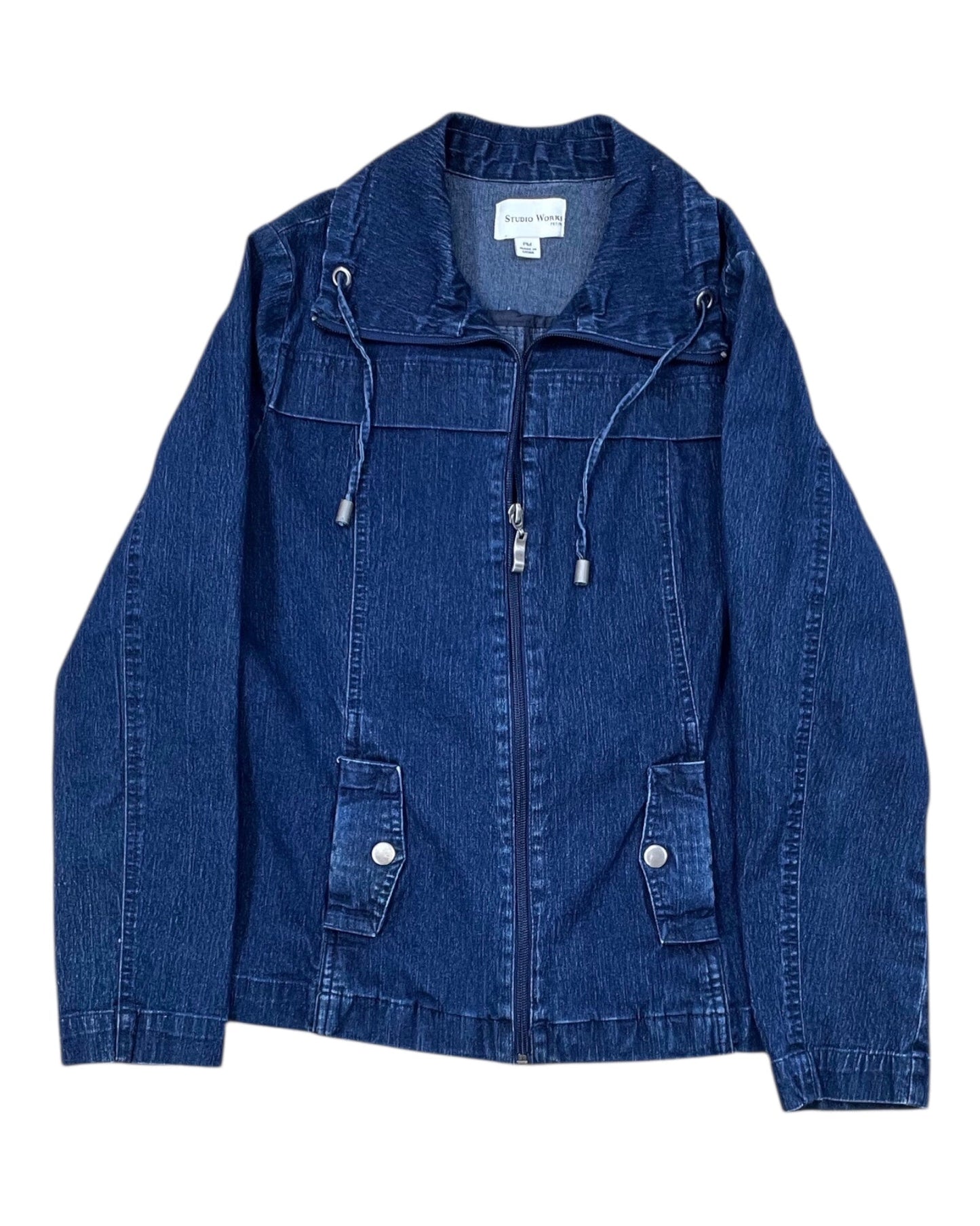 Jacket Denim By Studio Works In Blue Denim, Size:Mp