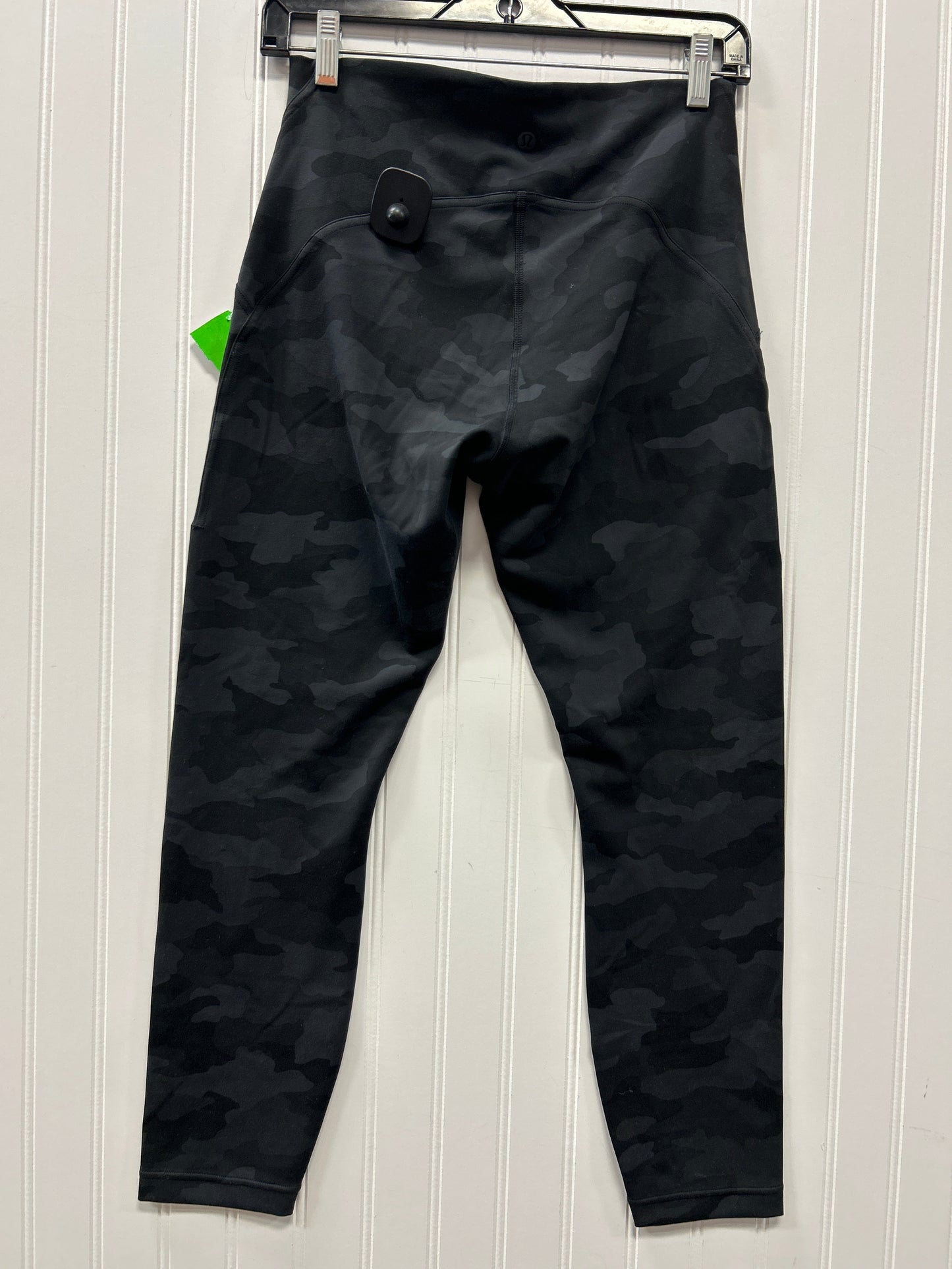 Athletic Leggings By Lululemon In Black, Size:8