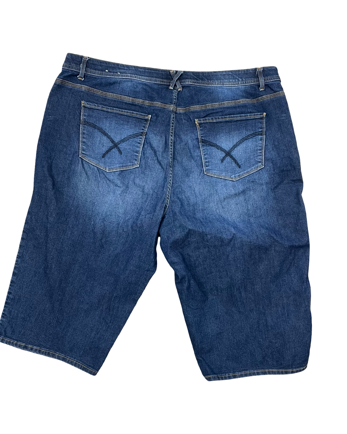 Jeans Cropped By Cj Banks In Blue Denim, Size:20