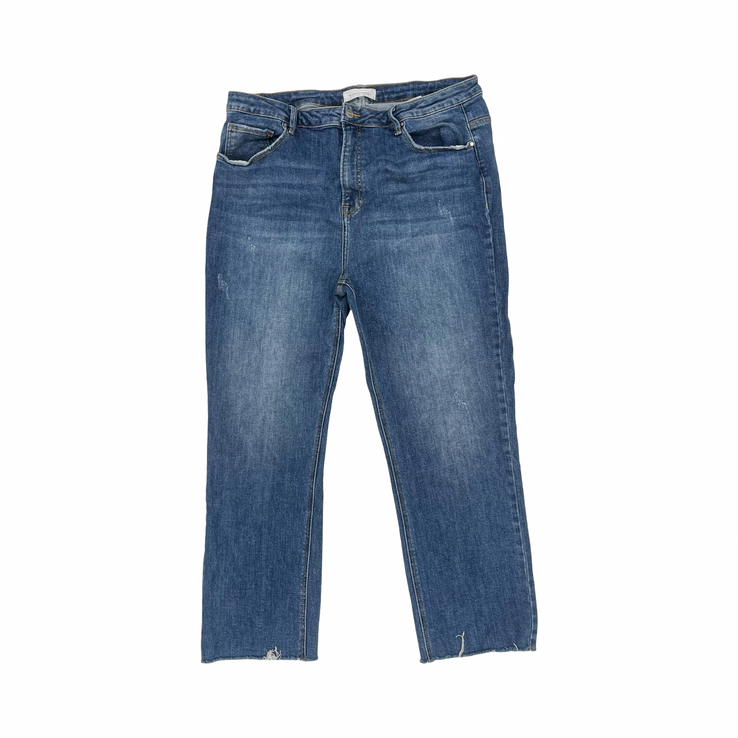 Jeans Straight By Risen In Blue Denim, Size:3X