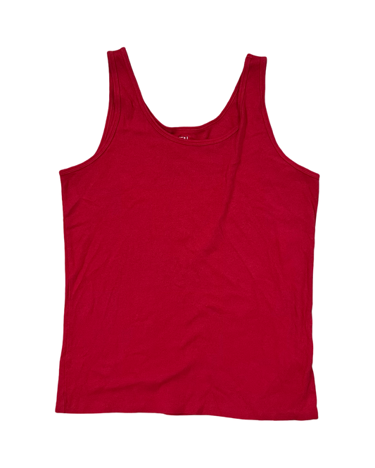 Tank Top By Time And Tru In Red, Size:2X