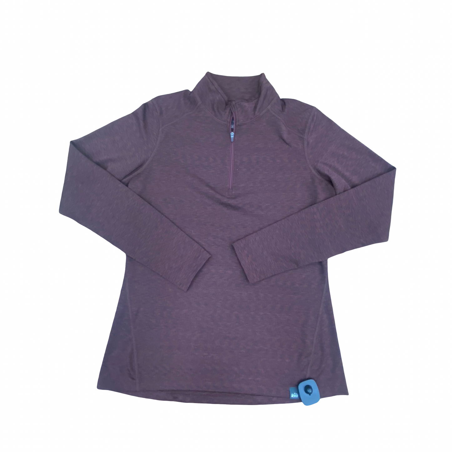 Athletic Top Ls Collar By Rei In Maroon, Size:L