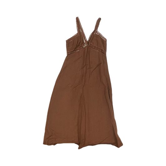 Dress Party Long By Loft In Brown, Size:6