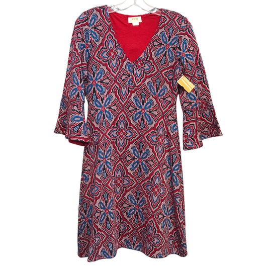 Dress Sweater By Maeve In Blue & Red & White, Size:Xs
