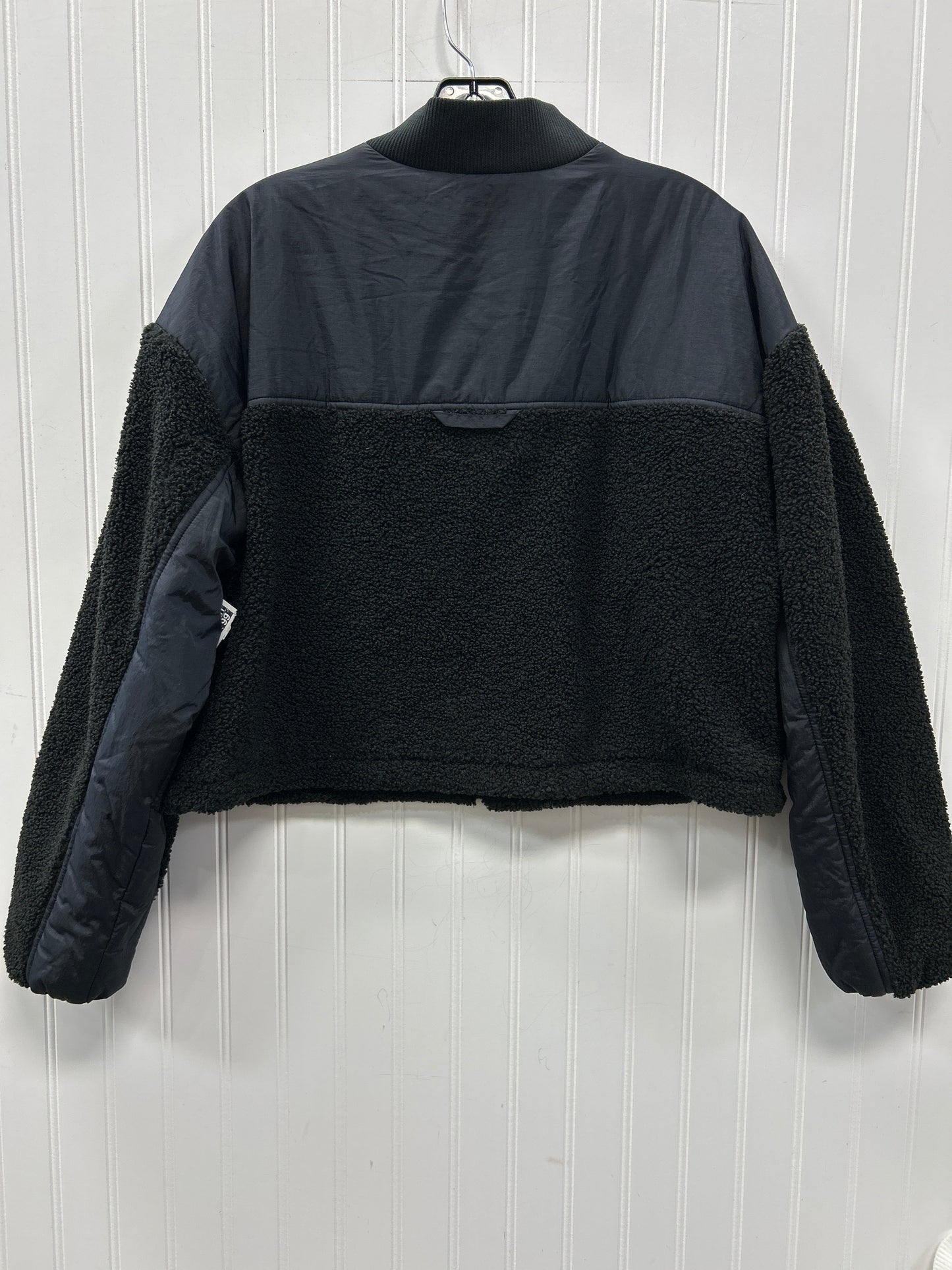 Jacket Faux Fur & Sherpa By All In Motion In Black, Size:S