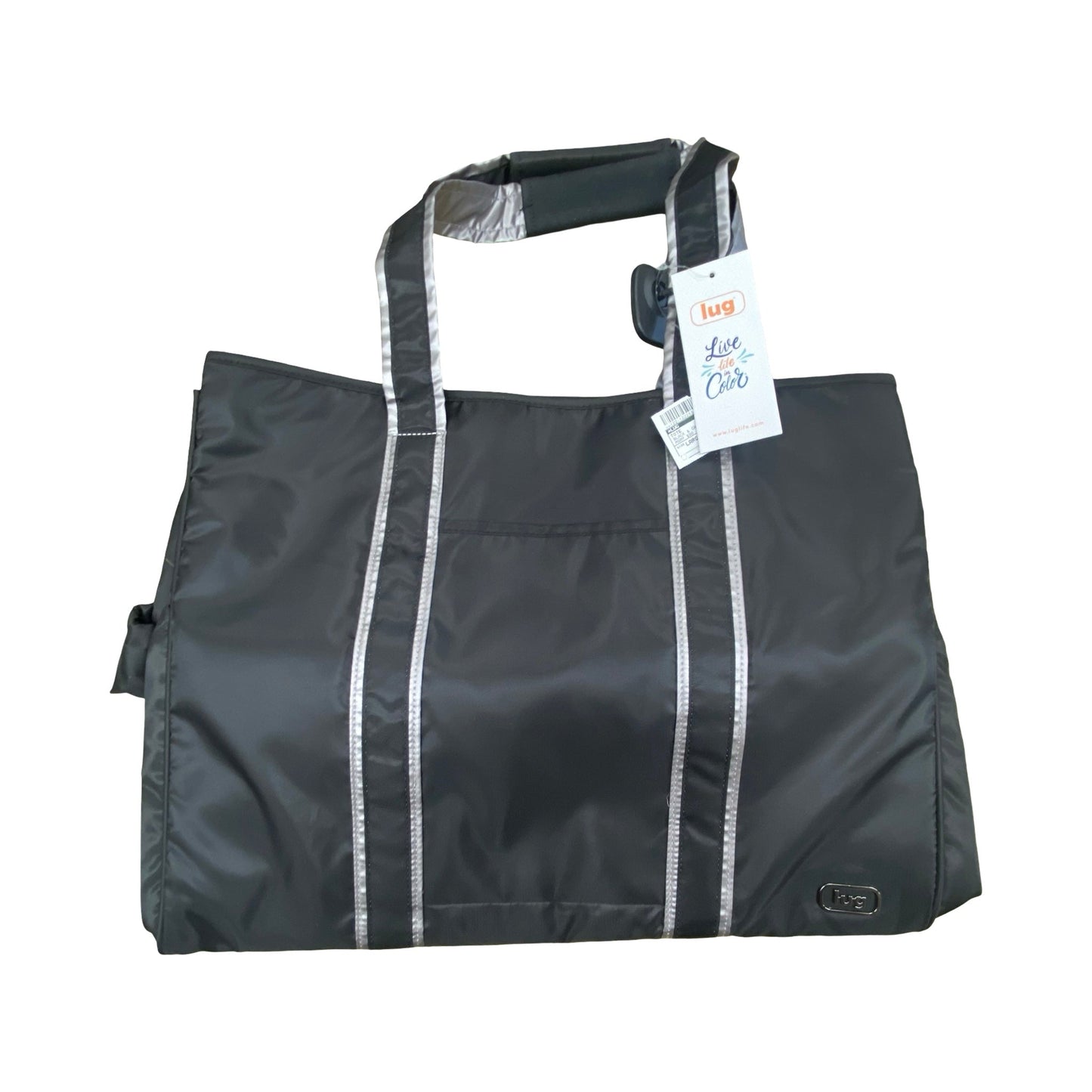 Tote Insulated By Lug In Black & Grey, Size:Large