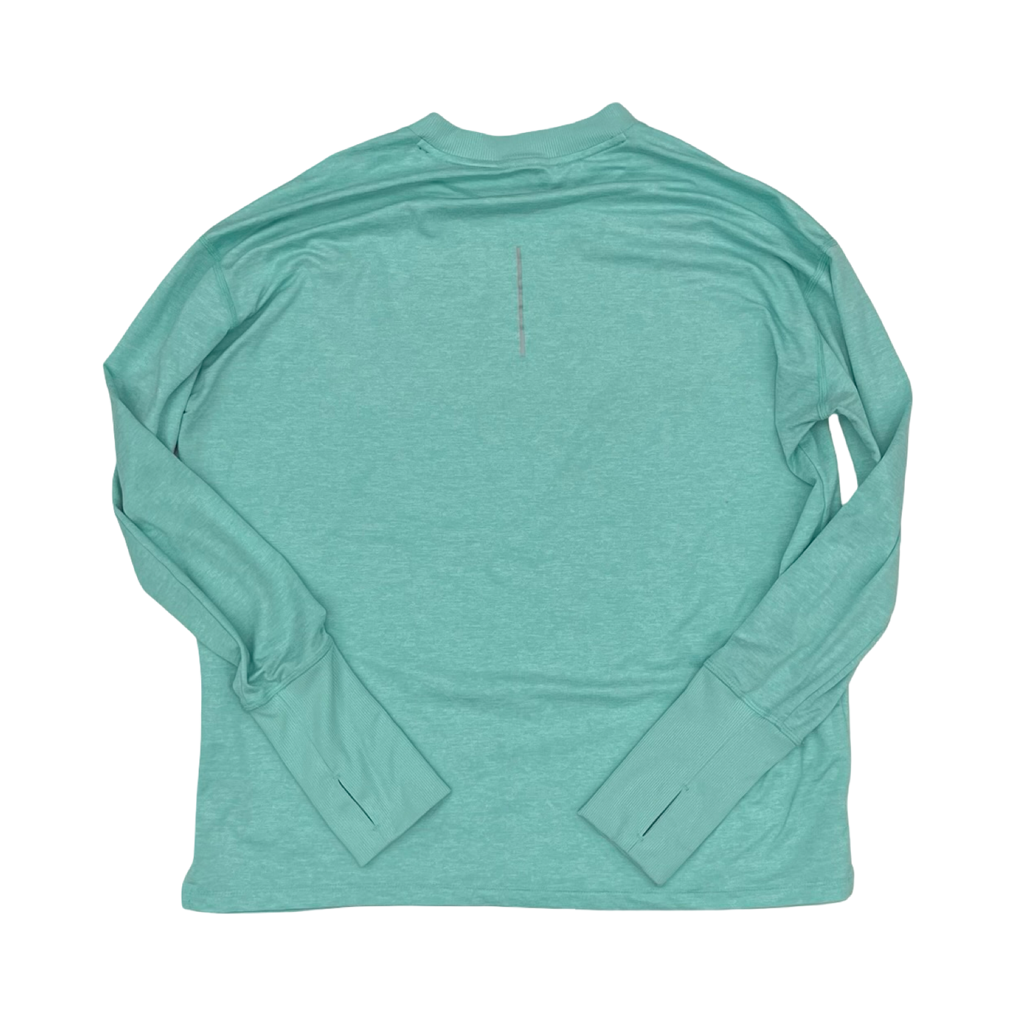 Athletic Top Ls Crewneck By Nike Apparel In Aqua, Size:L