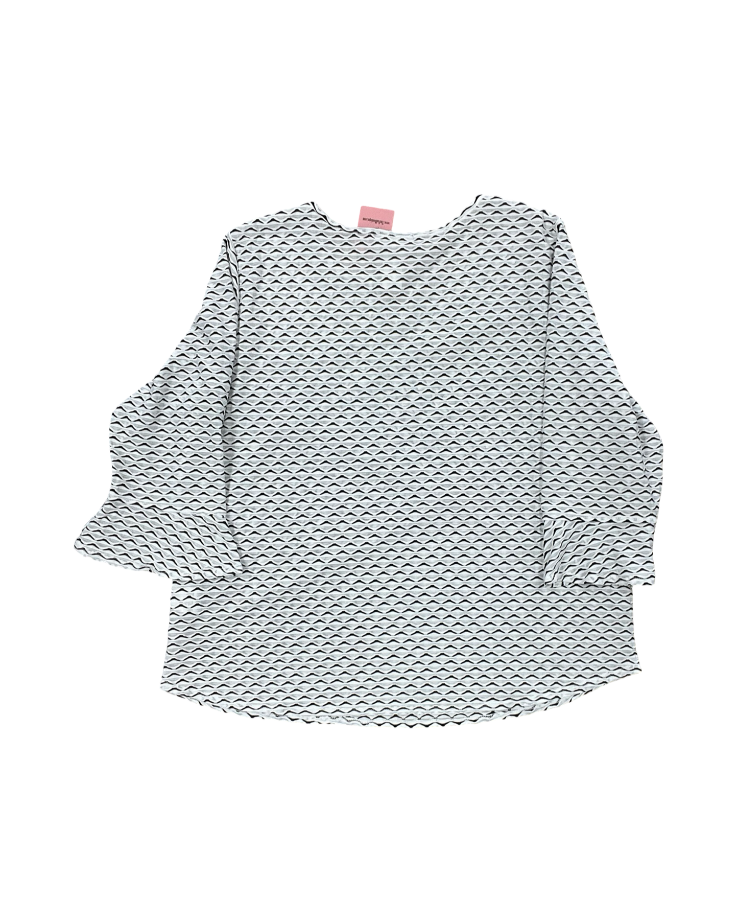 Top 3/4 Sleeve By Alfred Dunner In White, Size:L
