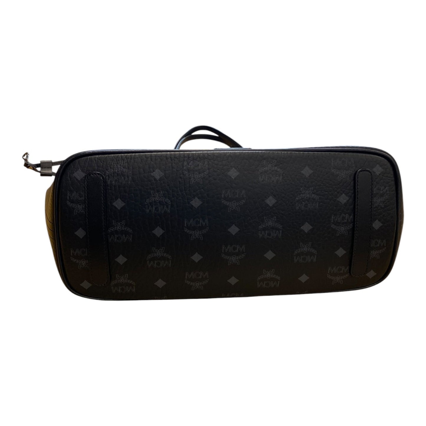 Handbag Luxury Designer By Mcm In Black, Size:Medium