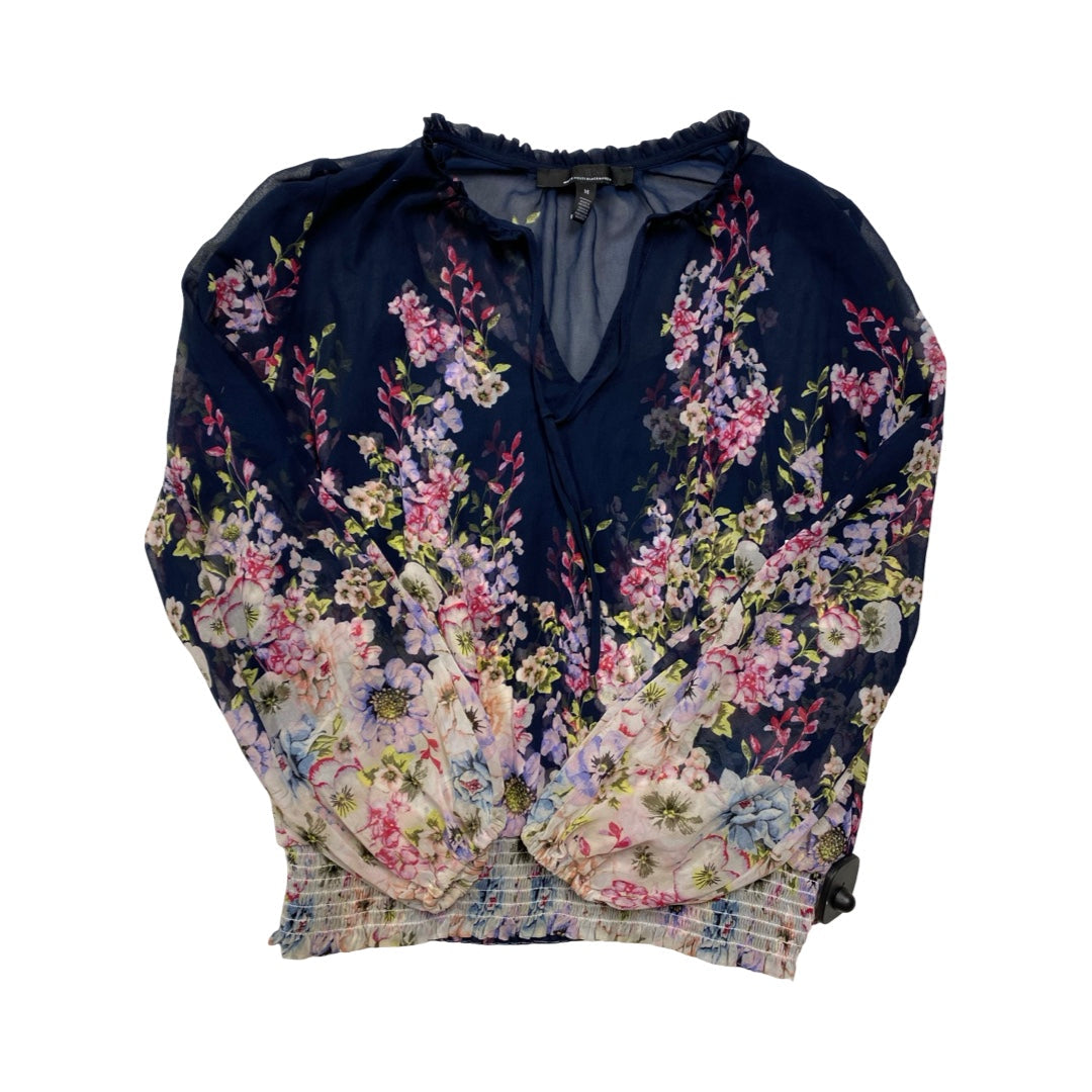 Top Ls By White House Black Market In Floral Print, Size:M