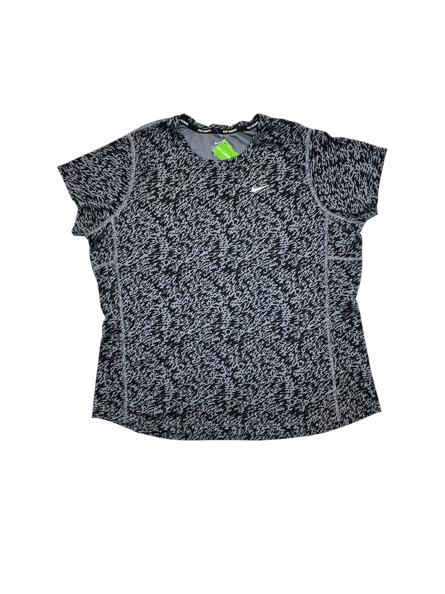 Athletic Top Ss By Nike Apparel In Animal Print, Size:Xl