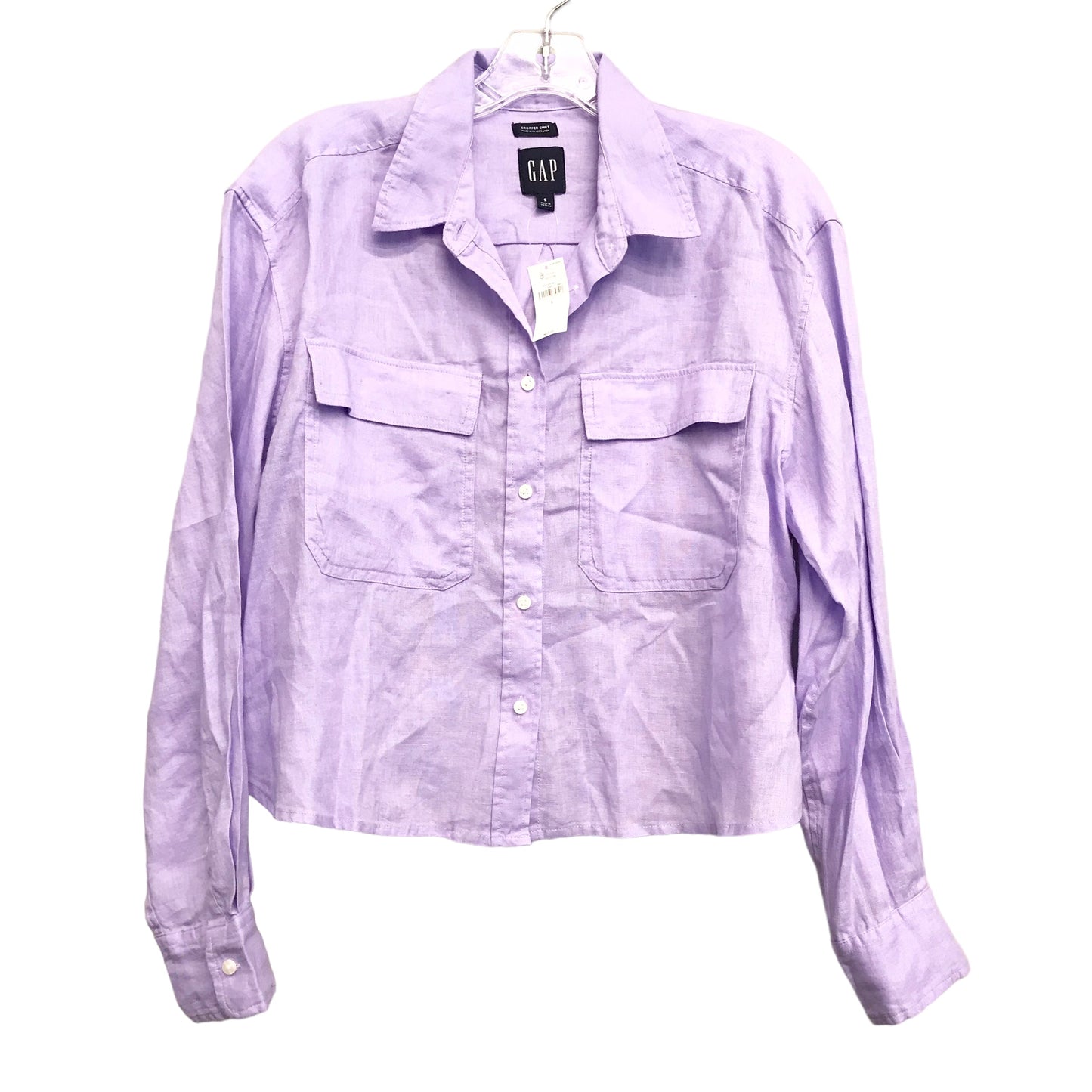 PURPLE TOP LS by GAP Size:S