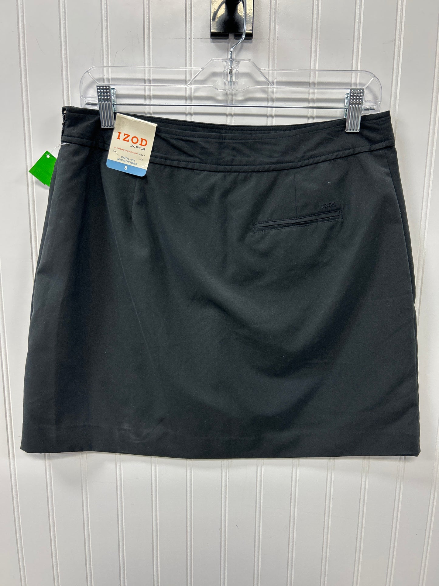 Athletic Skort By Izod In Black, Size:8