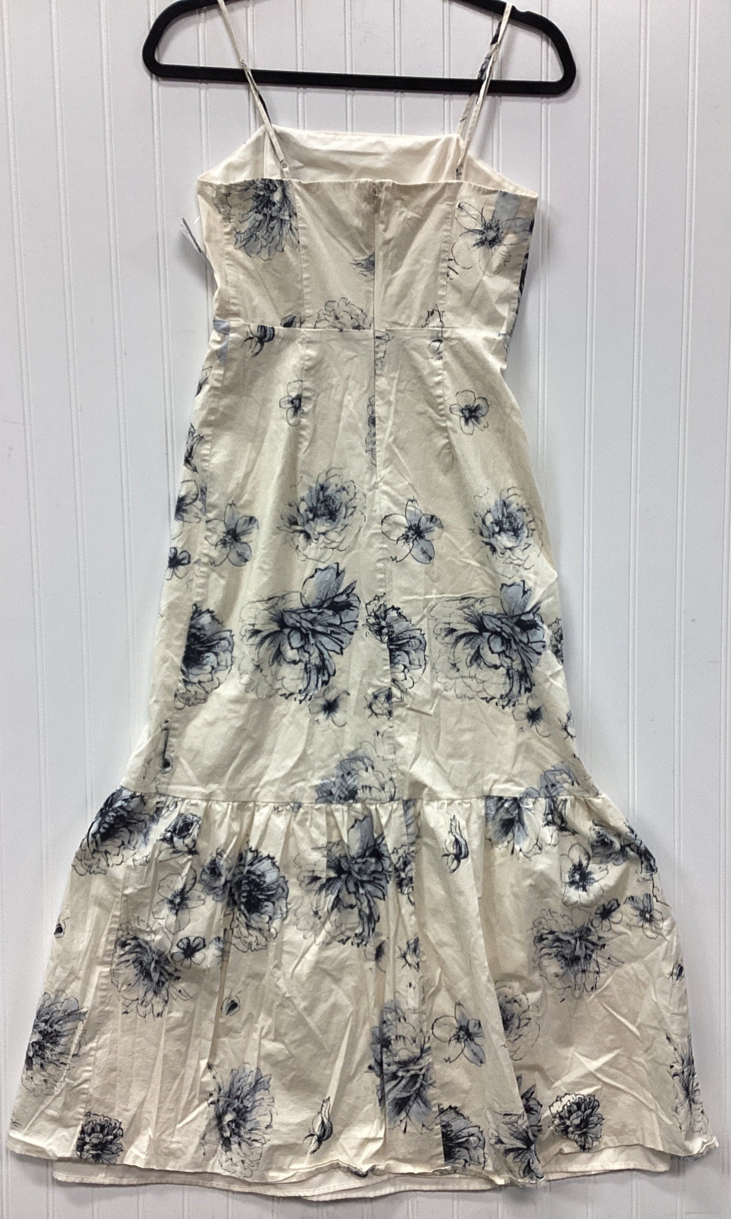Dress Casual Maxi By Express In Cream, Size:Xs