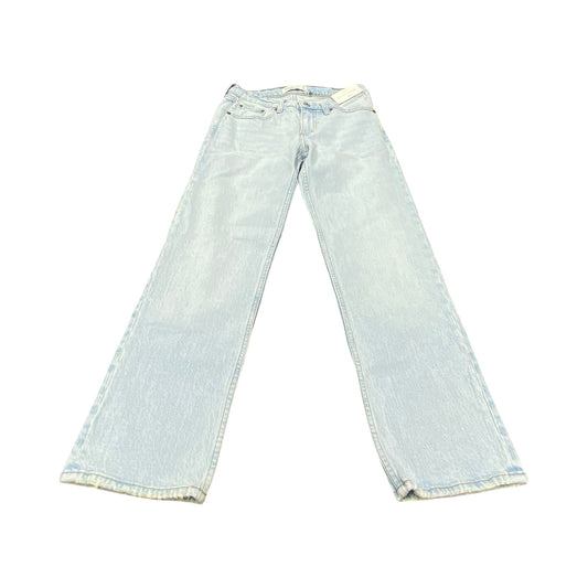 Jeans Straight By Abercrombie And Fitch In Blue Denim, Size:2
