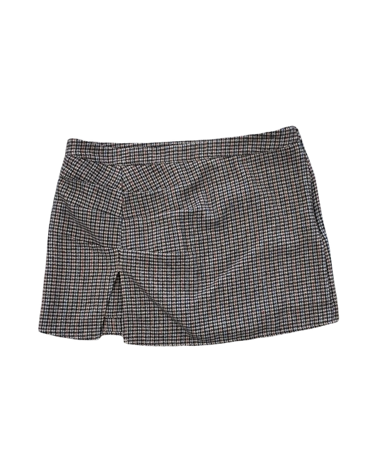 Skirt Mini & Short By Shein In Plaid Pattern, Size:L